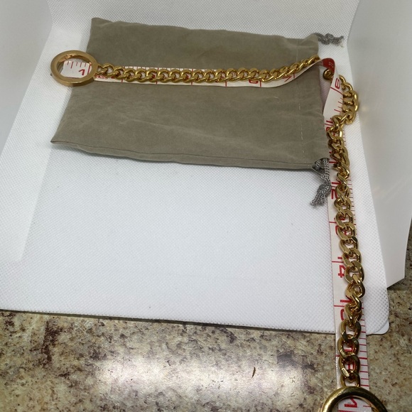 Preowned )Ralph Lauren,necklace/bracelet set,gold color - Picture 8 of 8